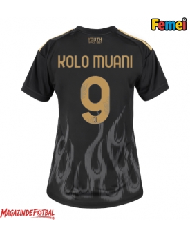 Juventus Randal Kolo Muani #9 Tricou Fotbal Replică 2026-27 Femei Treilea